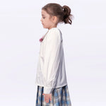 Embroidery Uniform Shirt for Girls Image