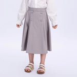 Plain Uniform Skirt for Girls Image