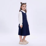 Embroidery Uniform Dress for Girls Image