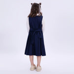 Embroidery Uniform Dress for Girls Image