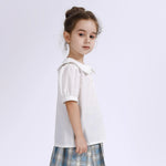 Embroidery Uniform Shirt for Girls Image