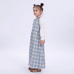 Checked Uniform Dress for Girls Image