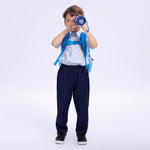 Navy Embroidery Uniform Pants for Boys Image