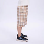 Checked Uniform Shorts for Boys Image