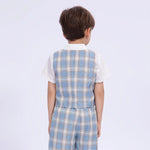 Checked Uniform Waistcoat for Boys Image