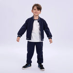 Navy Embroidery School Sport Jacket for Boys Image