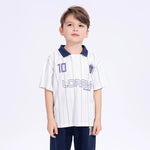 Striped Sport Polo Shirt for Boys Image