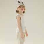 Floral Street Look Sleeveless Vest For Girls