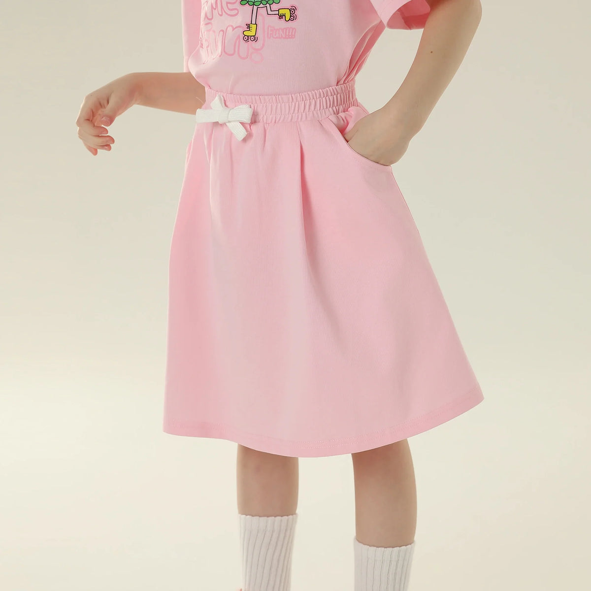 تنورة ساده اساسي للبنات