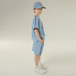 تيشيرت رياضي مطبوع بأكمام للأولاد