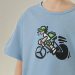 تيشيرت رياضي مطبوع بأكمام للأولاد