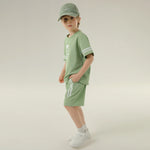 تيشيرت رياضي مطبوع بأكمام للأولاد