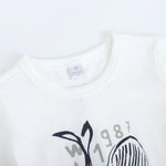تيشيرت مزين بطباعة للأولاد المواليد