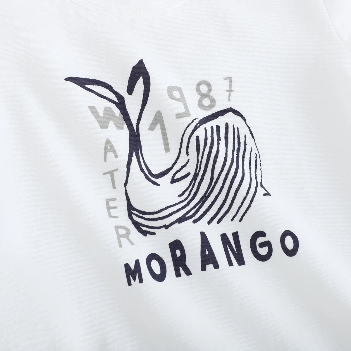 تيشيرت مزين بطباعة للأولاد المواليد