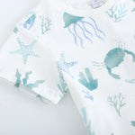 تيشيرت مزين بطباعة للأولاد المواليد