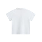 Embroidery Street Look Sleeve Polo Shirt For Baby Boy