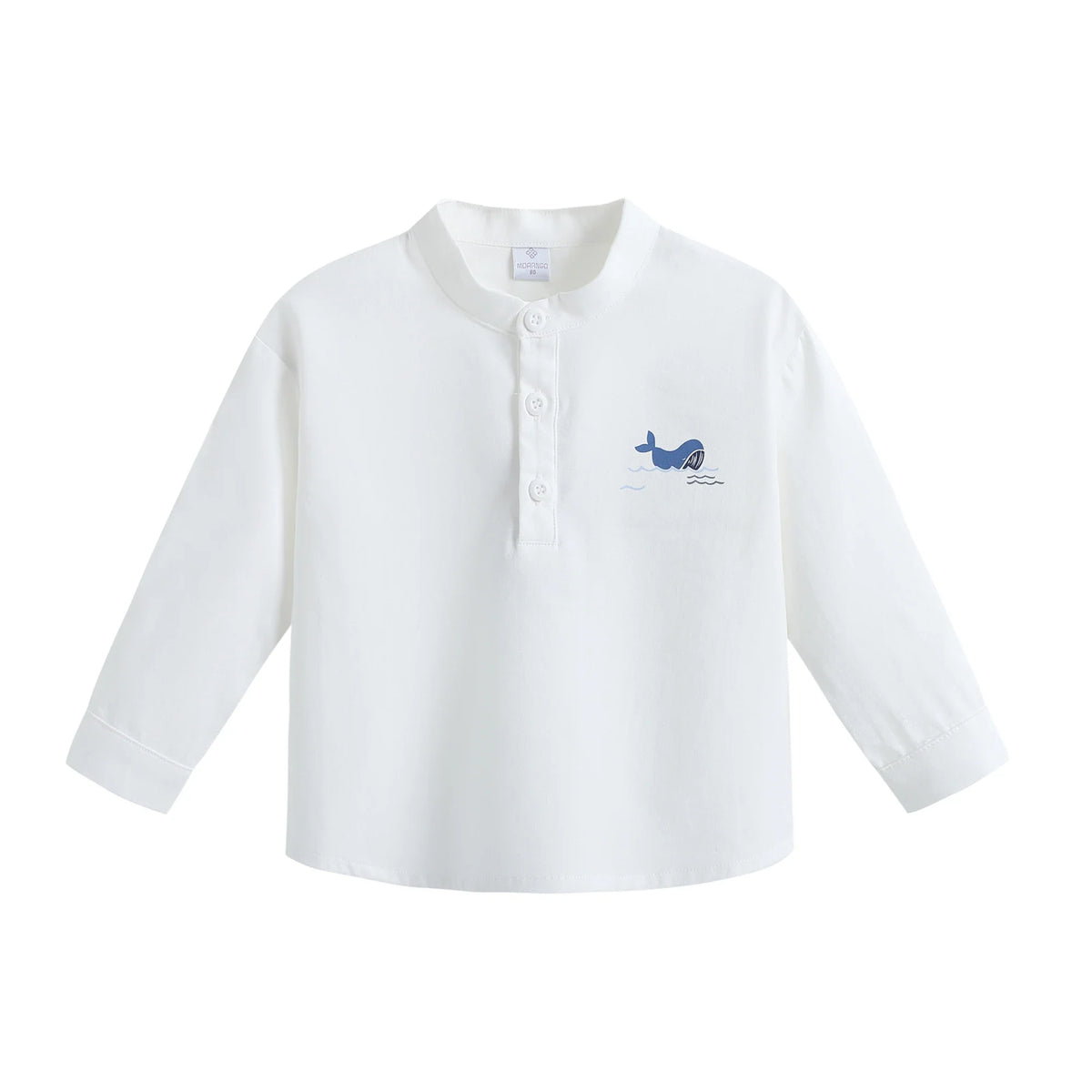 بلوزة مزينة بطباعة للأولاد المواليد 