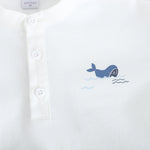 بلوزة مزينة بطباعة للأولاد المواليد 