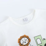 تيشيرت مزين بطباعة للأولاد المواليد