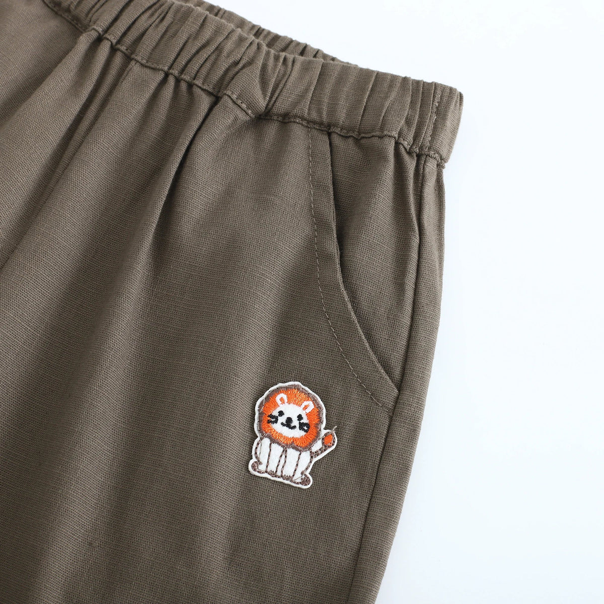 بنطال مزين بشارة للأولاد المواليد