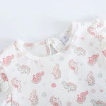 Printed Street Look Flutter Sleeve T.Shirt For Baby Girl