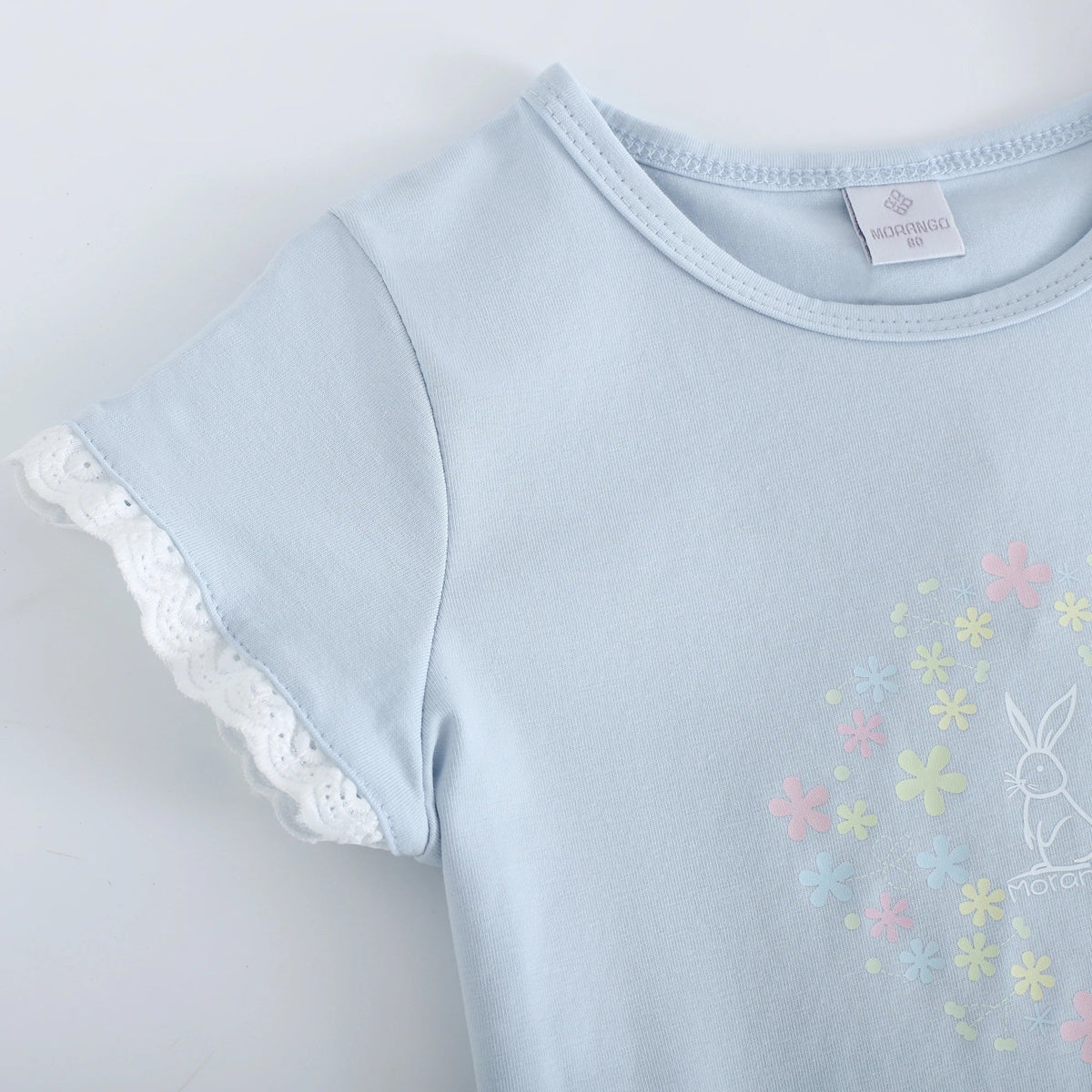 تيشيرت مطبوع بتصميم عصري للبنات المواليد