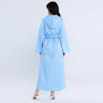 جلابية عصرية مزينة بنمط الزهور للنساء