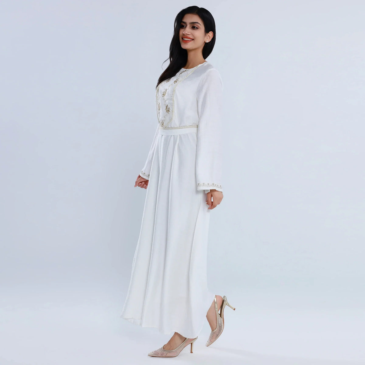 Arabic Floral Galabia for Women