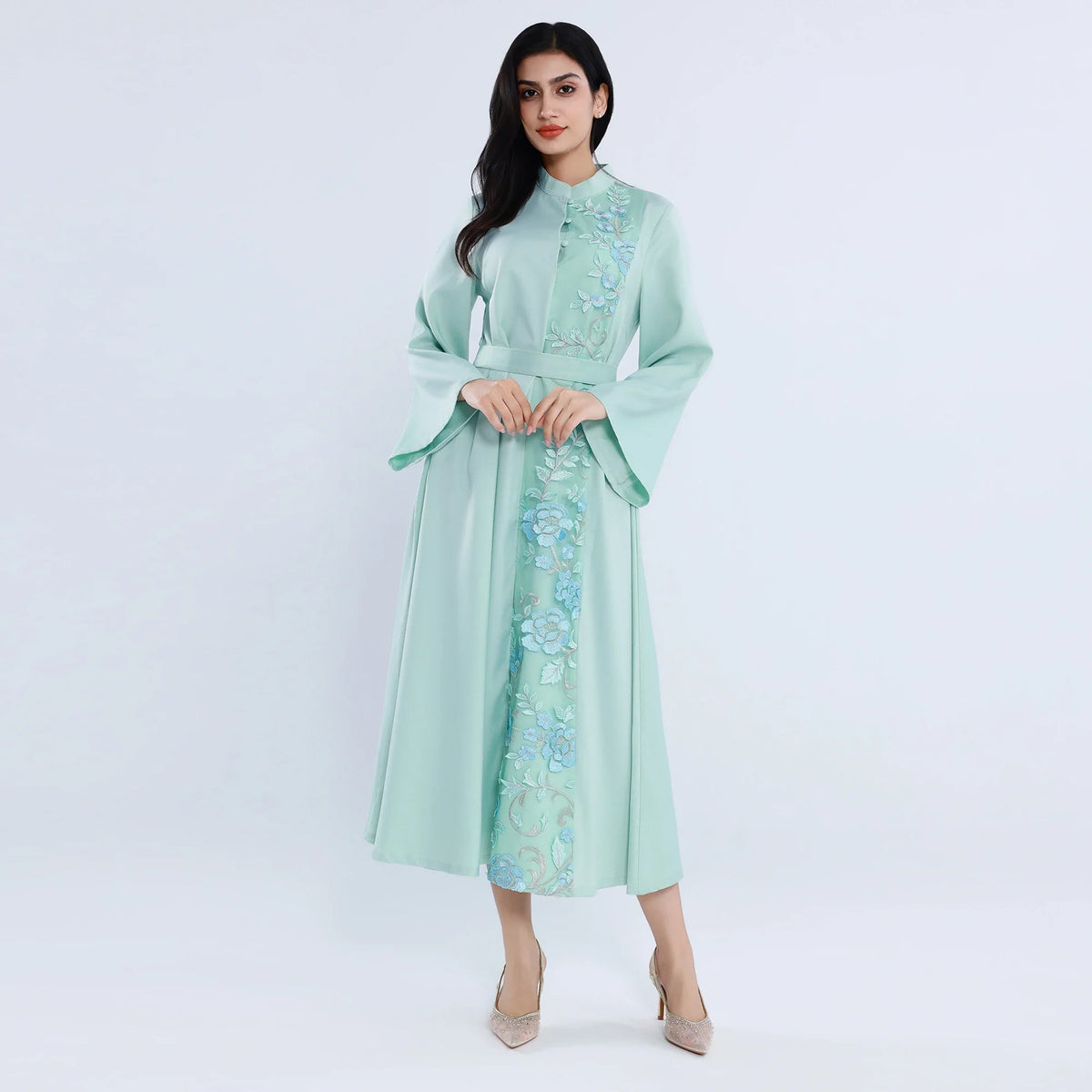 Arabic Floral Galabia for Women