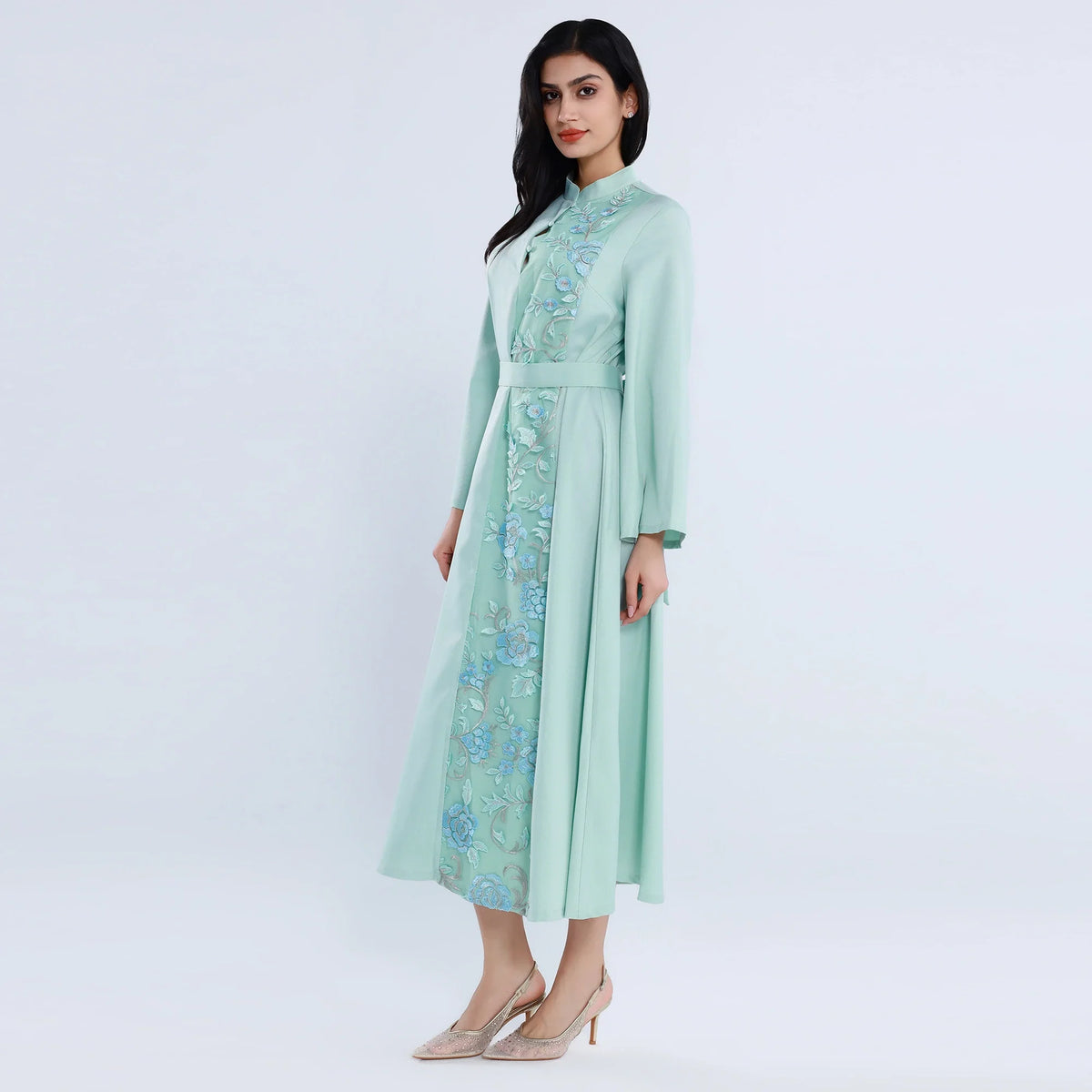 Arabic Floral Galabia for Women