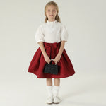 Jacquard Blouse For Girls