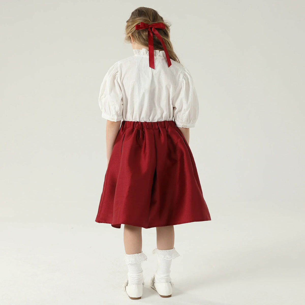 Jacquard Blouse For Girls