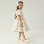 فستان بنمط الزهور للبنات