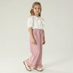 قميص بنمط الزهور للبنات