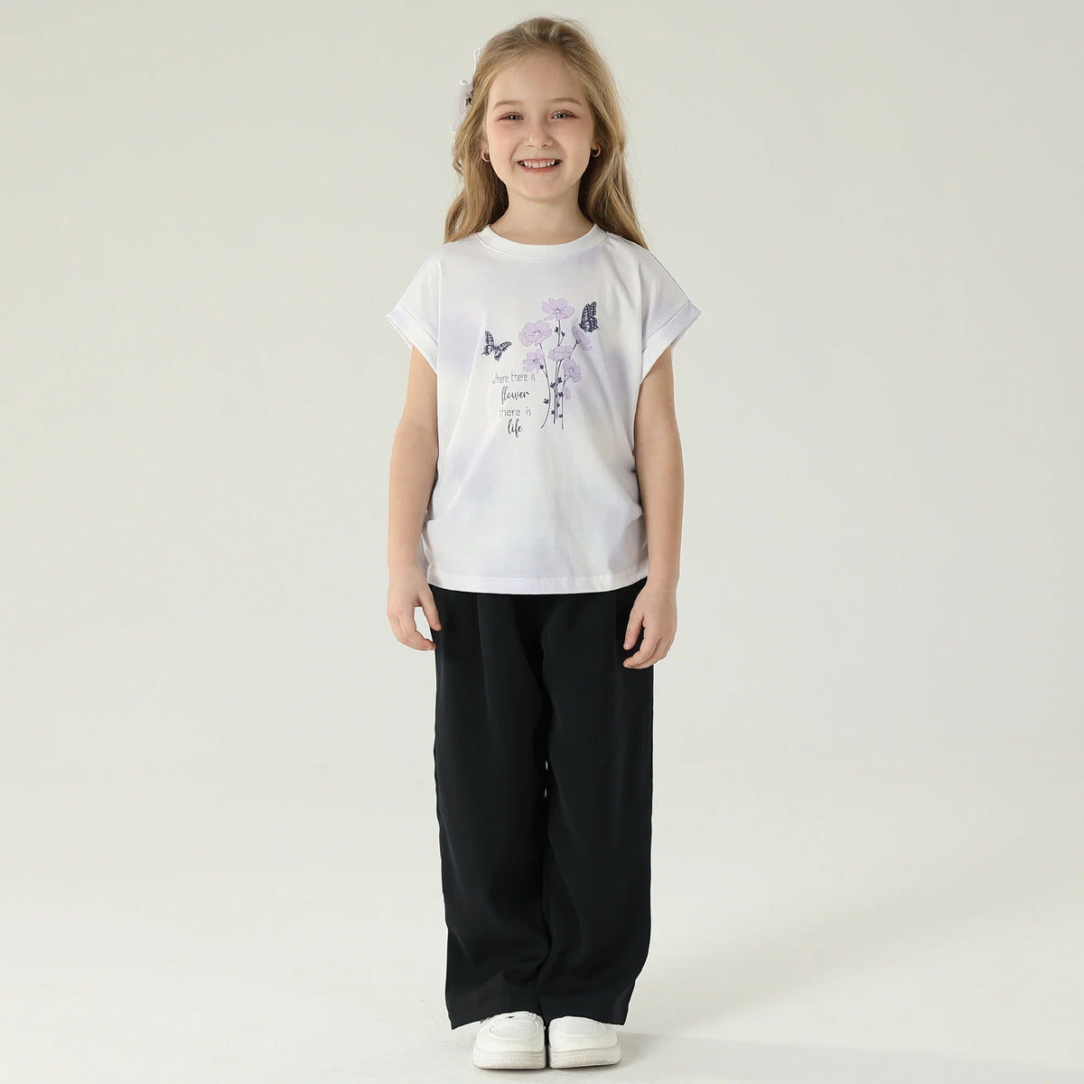 تيشيرت مطبوع للبنات