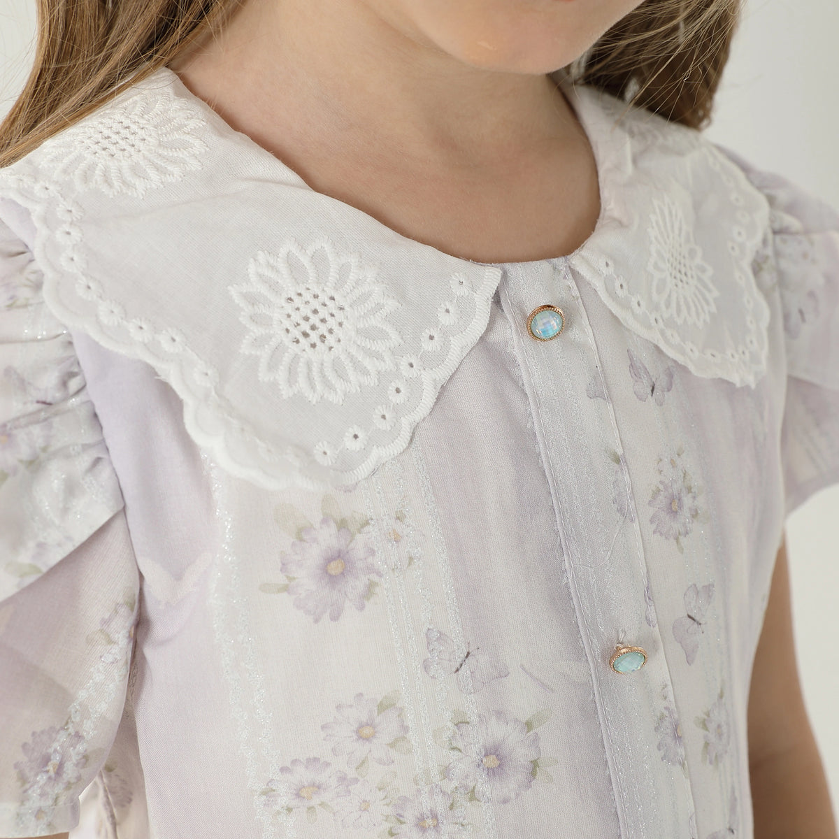 فستان كاجوال بنمط الزهور للبنات