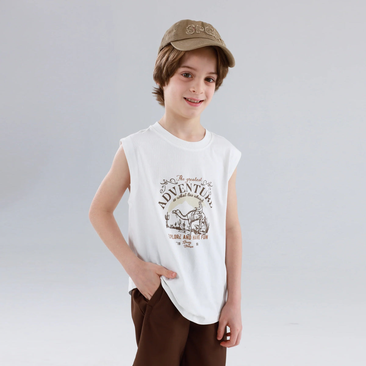 Printed Vest For Boys
