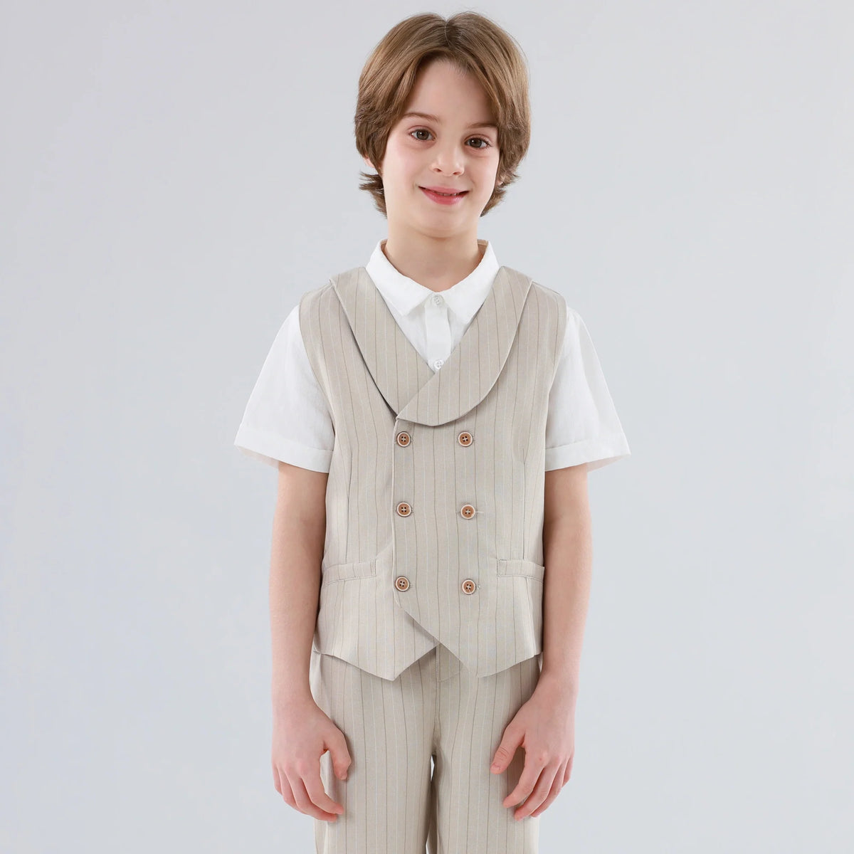 Striped Waistcoat For Boys