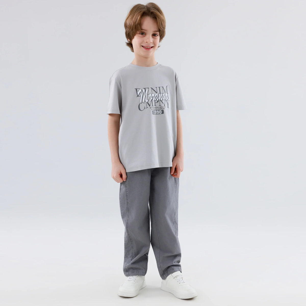 تيشيرت مزين مميز بطباعة للأولاد