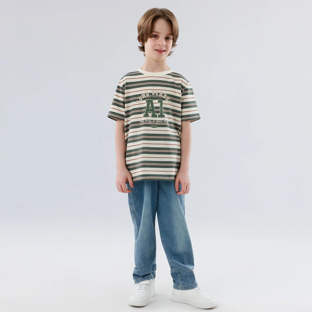 تيشيرت مخطط للأولاد