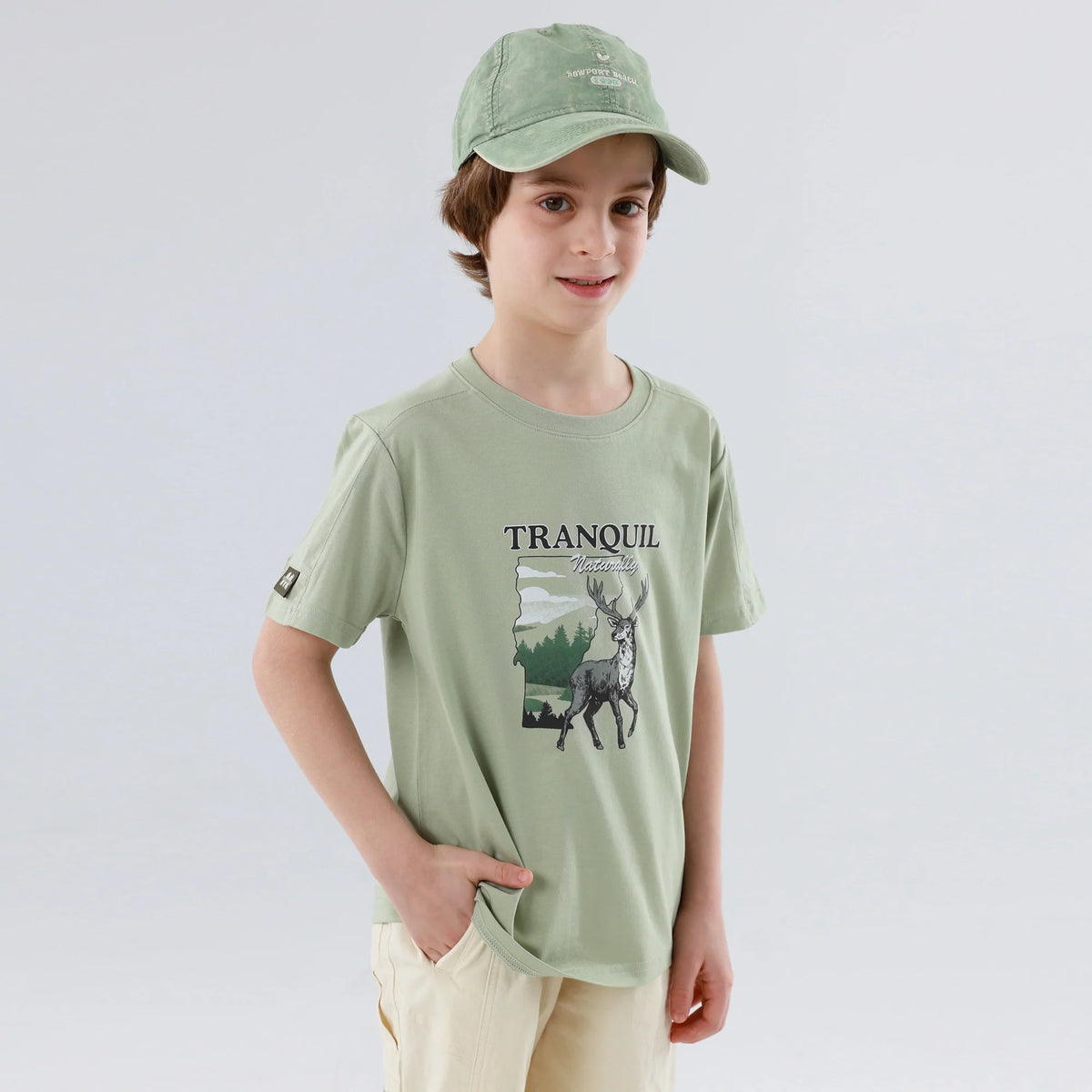 تيشيرت مزين مميز بطباعة للأولاد