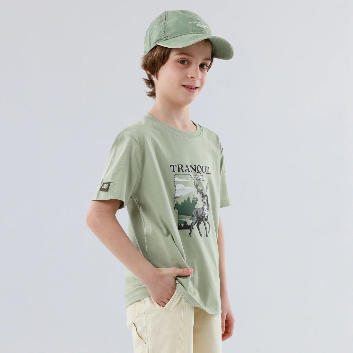 تيشيرت مزين مميز بطباعة للأولاد