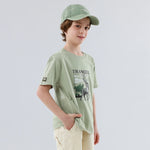 تيشيرت مزين مميز بطباعة للأولاد