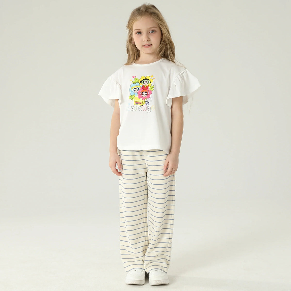 بنطال مخطط للبنات