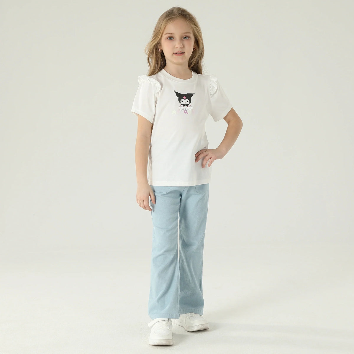 Washed Jeans Pants For Girls