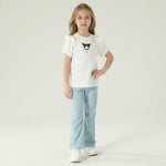 Washed Jeans Pants For Girls