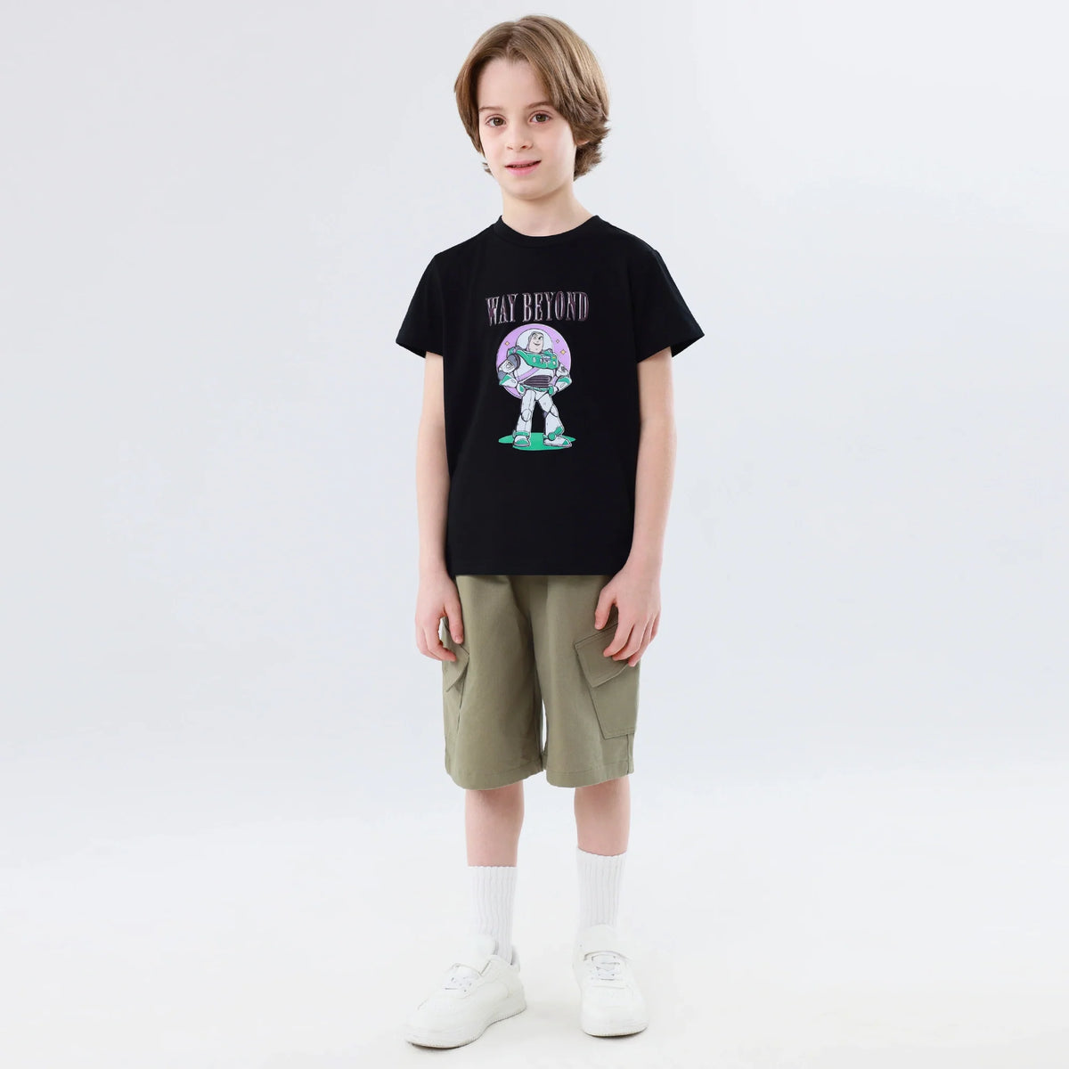 تيشيرت مزين مميز بطباعة للأولاد