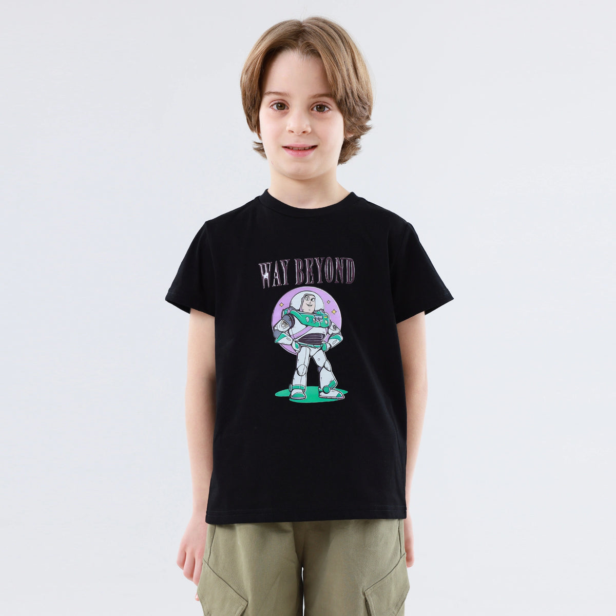 تيشيرت مزين مميز بطباعة للأولاد