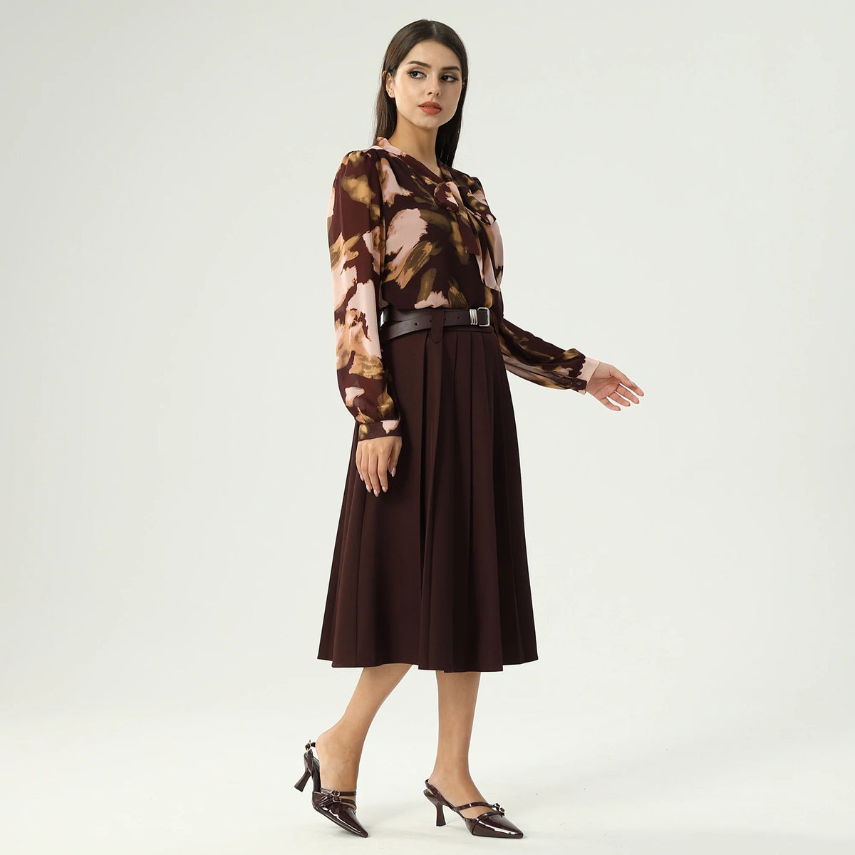 بلوزة مطبوعة للنساء