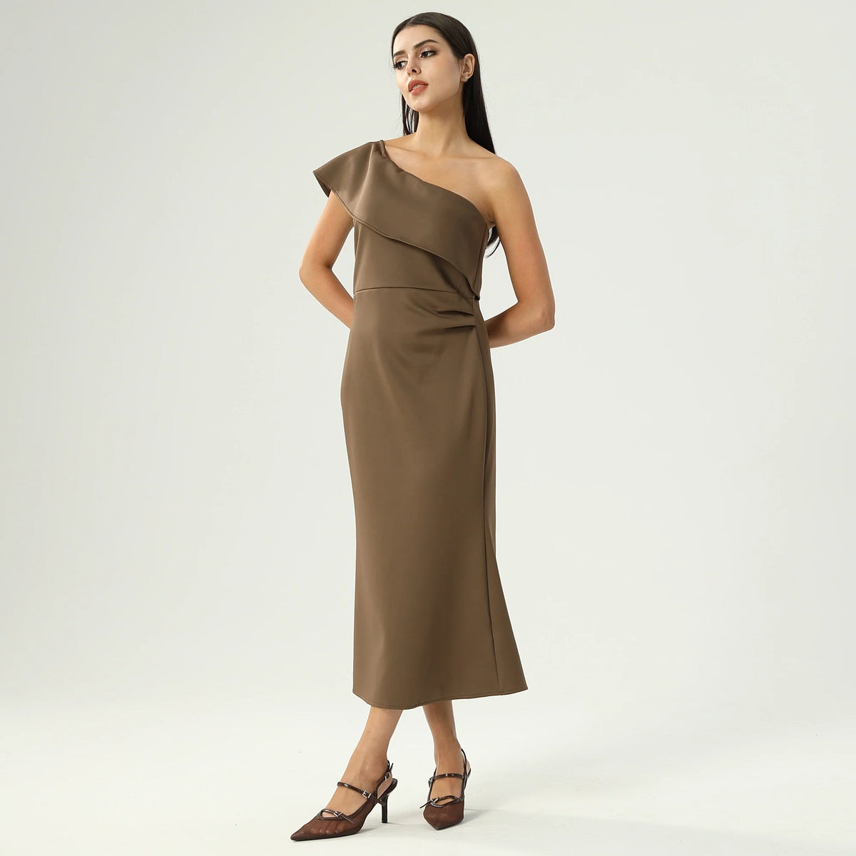 فستان ساده للنساء